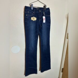 VMC deadstock 2000’s denim semi flare jeans womens